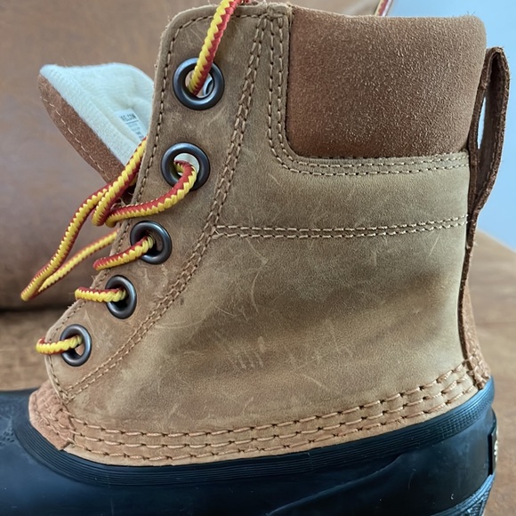 Sorel Cheyanne II Kids Lace Up Duck Boots Waterproof Insulated - Picture 8 of 11